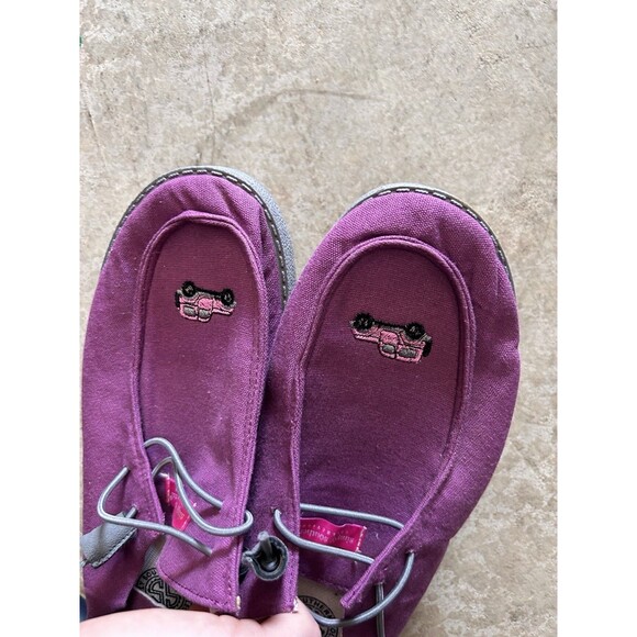 Simply Southern Purple Jeep Slip On Flat ‘hey Dude’ Style Loafer Shoes Womens 9 - Picture 5 of 6